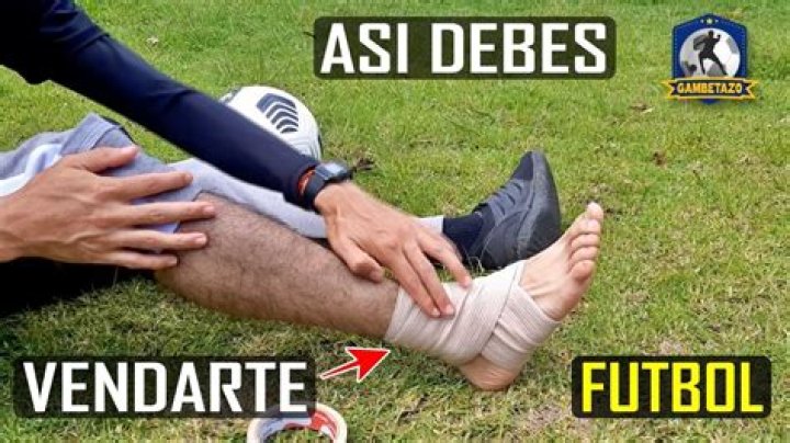 ¿Es necesario vendarse los tobillos para jugar al fútbol?
