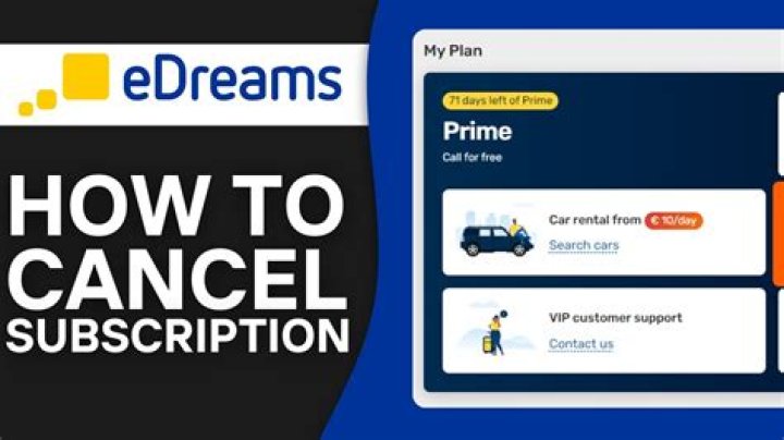 How To Cancel Prime Membership Edreams