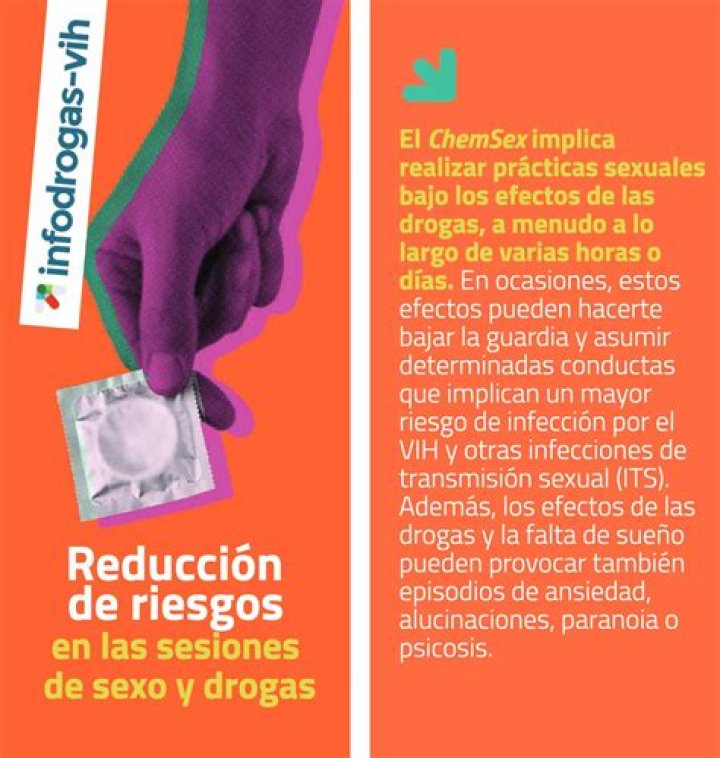 los riesgos de mezclar sexo y drogas