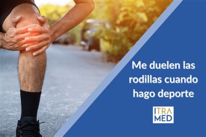 ¿Por qué nos duelen las rodillas al practicar deporte?